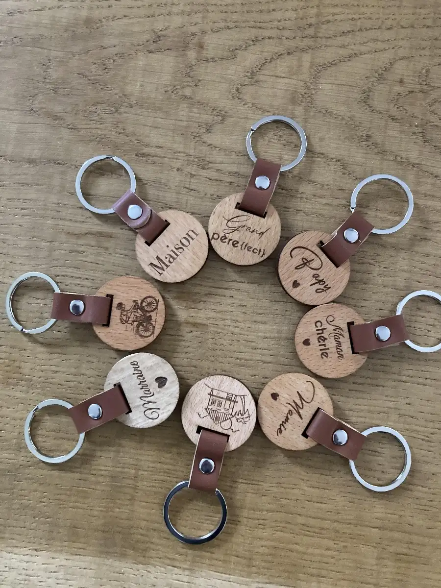 Porte-clés en bois